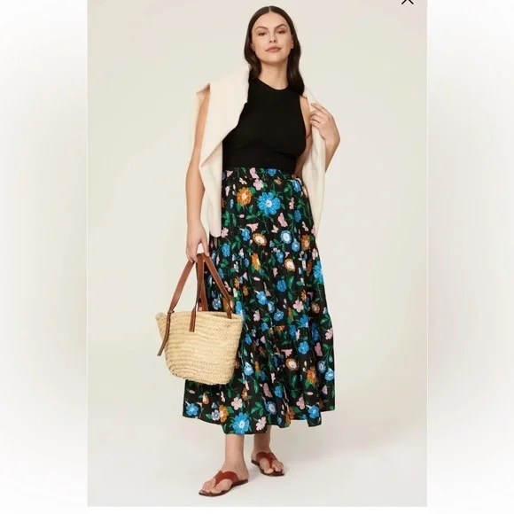 New KATE SPADE Floral Garden Cloqué Skirt 🌸 Sz Small NWT